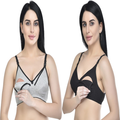 ALVI CARE Women Push-up Non Padded Bra(Multicolor)