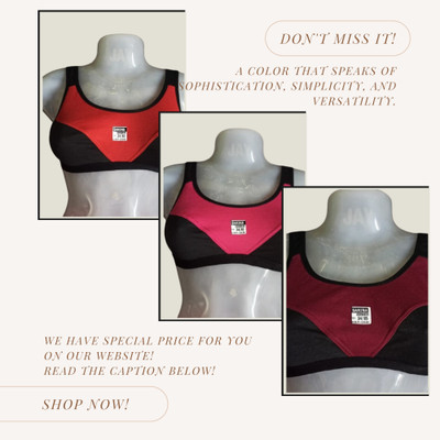 Creative Universal Sports Bra For Gym, Yoga, And Daliy Activity Women Sports Non Padded Bra(Multicolor)