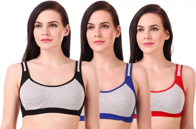 Inner Joy Women Everyday Non Padded Bra(Multicolor)