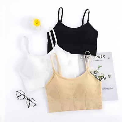 LAMPLINE Unique Design Women Everyday Lightly Padded Bra(Multicolor)