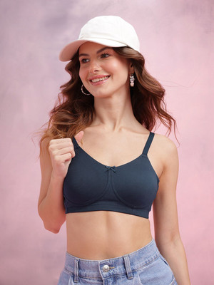 Dressberry Women Everyday Non Padded Bra(Blue)