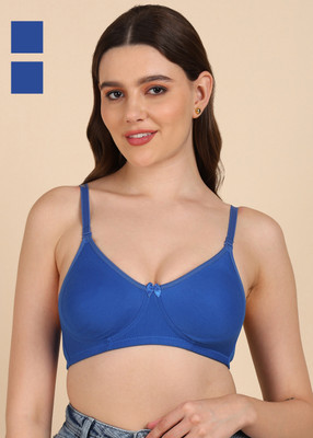Dressberry Dressberry Side-Panel and Concealer T-shirt Bra Women T-Shirt Non Padded Bra(Blue)