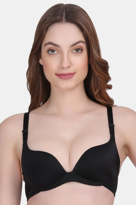 AMOUR SECRET Women Push-up Lightly Padded Bra(Black)