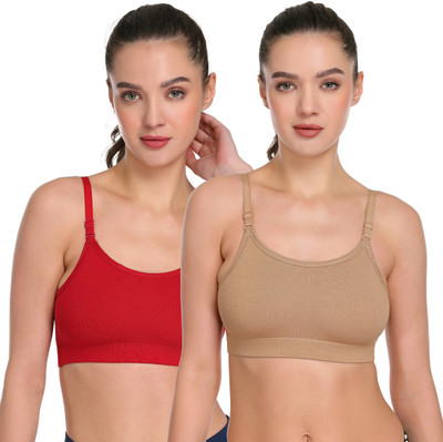 SKDREAMS Women Sports Non Padded Bra(Multicolor)