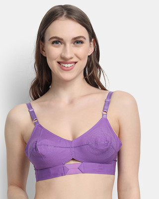 V Star QUEEN U BACK Women Full Coverage Non Padded Bra(Purple)