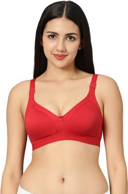 BlueNixie bra for Women Full Coverage Non Padded Bra(Maroon)