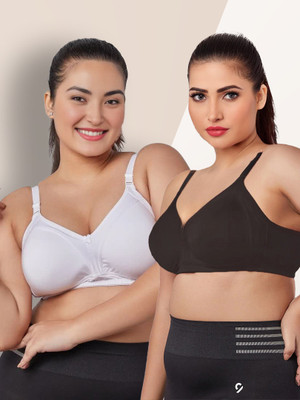 Clothonics Tulsi-3 Women Full Coverage Non Padded Bra(Multicolor)