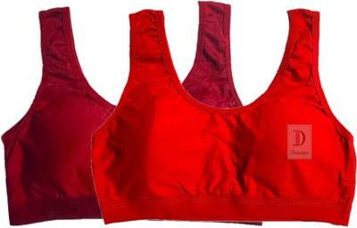 DEENAGER Girls Sports Lightly Padded Bra(Multicolor)