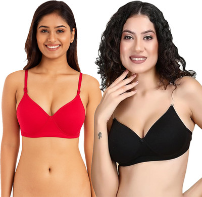 Rahul Trading Padded Bra For Women Women Everyday Lightly Padded Bra(Multicolor)