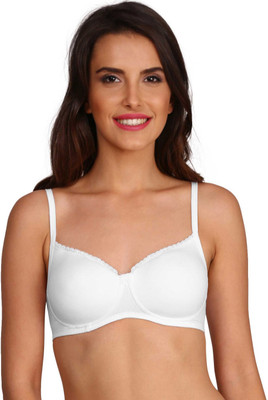 JOCKEY Women T-Shirt Lightly Padded Bra(White)