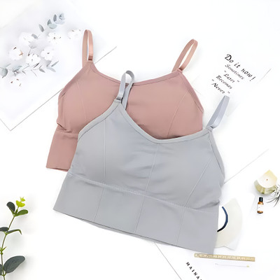 REYCONA NUDORA Unique Design Women Everyday Lightly Padded Bra(Purple, Grey)