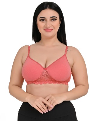 Shree Shyam Creations Stylish Women Padded Bra Women Everyday Lightly Padded Bra(Pink)