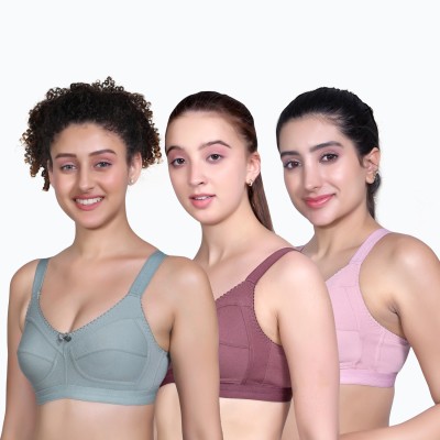 AMOUR SECRET Women Everyday Non Padded Bra(Multicolor)