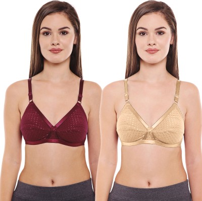 BodyCare NE1528MHS-2PCS Women Everyday Non Padded Bra(Multicolor)