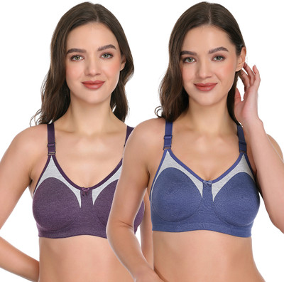 SKDREAMS Women T-Shirt Non Padded Bra(Multicolor)