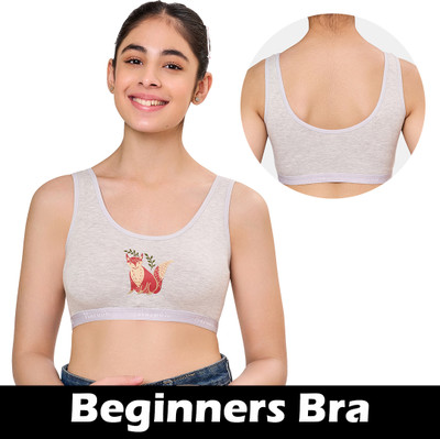 Maroon Women Sports Non Padded Bra(Grey)
