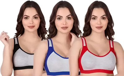 Inner Joy Women Everyday Non Padded Bra(Multicolor)