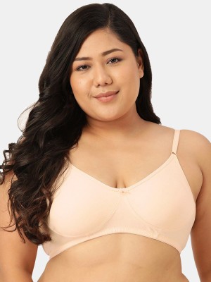 Sztori Sztori Pack of 2 Cotton Seamless Non-Padded Bra Women T-Shirt Non Padded Bra(Beige, Purple)