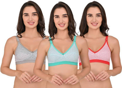 TIVRA Women Push-up Non Padded Bra(Multicolor)