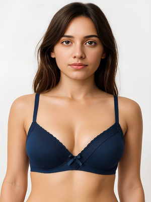ladoenterprises Anaya Women Everyday Lightly Padded Bra(Blue)