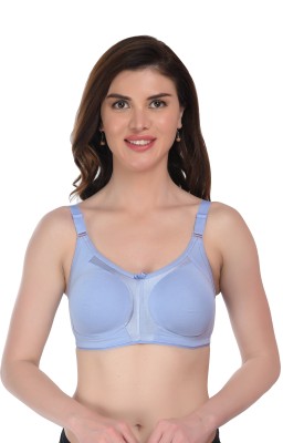 ELINA Women Minimizer Non Padded Bra(Light Blue)