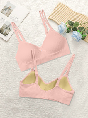 NAGARVEL CREATION D/309-PNK-P01-34 Women Push-up Lightly Padded Bra(Multicolor)