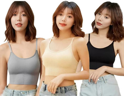 Nakshu Women Everyday Lightly Padded Bra(Multicolor)