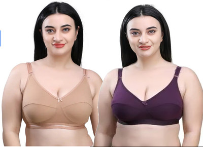 RVL Style URFI Women Full Coverage Non Padded Bra(Multicolor)