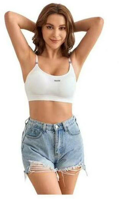 Fashocart 2122_skin_white_28 Women Full Coverage Lightly Padded Bra(White)