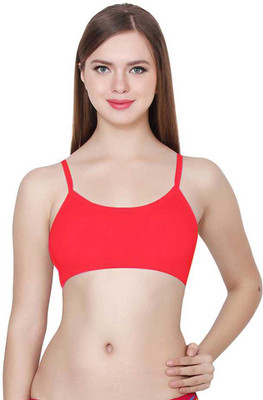 IndiRocks Women Full Coverage Lightly Padded Bra(Red)