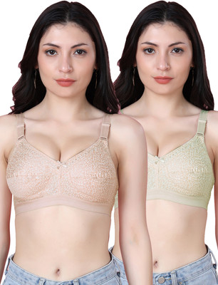 Shyam Sons FLAIR Dipali Women Minimizer Non Padded Bra(Orange, Yellow)
