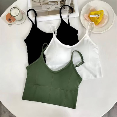 FASHOKART Unique Design Women Sports Lightly Padded Bra(Multicolor)