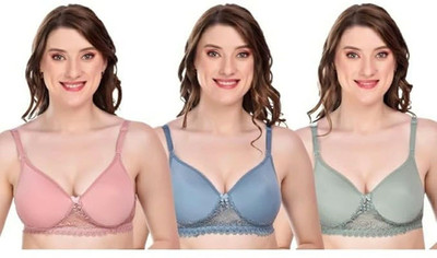 Rodley Women Minimizer Lightly Padded Bra(Multicolor)