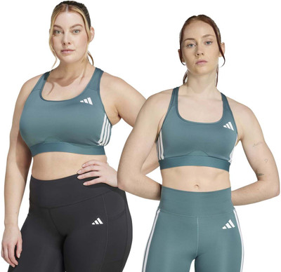 ADIDAS Women Sports Lightly Padded Bra(Blue)