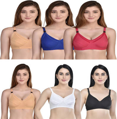 ALVI CARE Women Push-up Non Padded Bra(Multicolor)