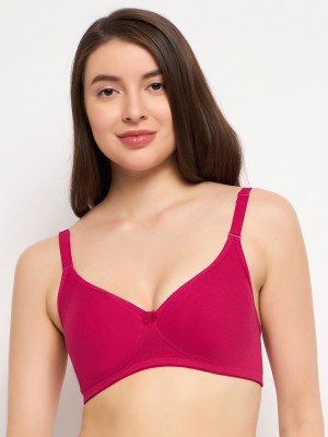 Clovia Women T-Shirt Non Padded Bra(Pink)