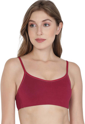 JOCKEY Women Training/Beginners Non Padded Bra(Red)