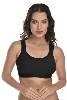 PIBU Gayla Bra Women Minimizer Non Padded Bra(Black)