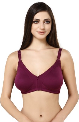 BlueNixie Women Everyday Non Padded Bra(Purple)