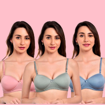 VISISTA Women Push-up Lightly Padded Bra(Multicolor)
