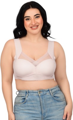 Bare Dezire Women Bralette Lightly Padded Bra(White)