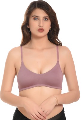 Viral Girl NA Women T-Shirt Non Padded Bra(Maroon)