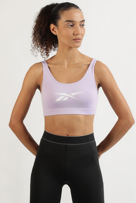 REEBOK Women Sports Bra(Purple)