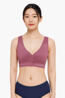 Hpa Light Padded Bra for Girls & Women | Full Coverage Maternity Bra Women Maternity/Nursing Lightly Padded Bra(Pink)