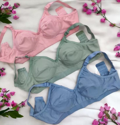girliya lane Women Full Coverage Non Padded Bra(Multicolor)
