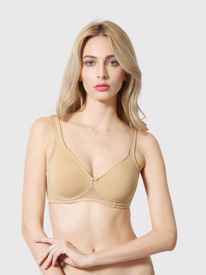VAN HEUSEN Antibacterial And Wireless Women Full Coverage Non Padded Bra(Beige)