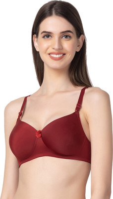 Candyskin CSB552 Women T-Shirt Lightly Padded Bra(Maroon)