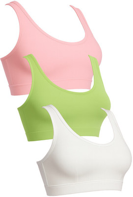 Albikr Stylish Albikr D2PK-GR-WH-30 Women Push-up Non Padded Bra(Pink)