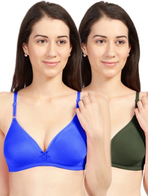 Sonari Women T-Shirt Non Padded Bra(Multicolor)