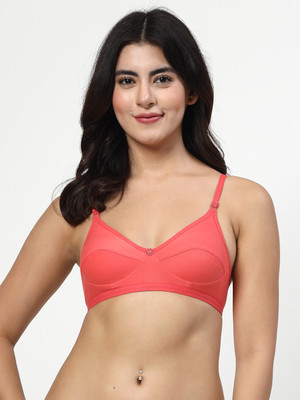 LILY anpas Women Everyday Non Padded Bra(Red)